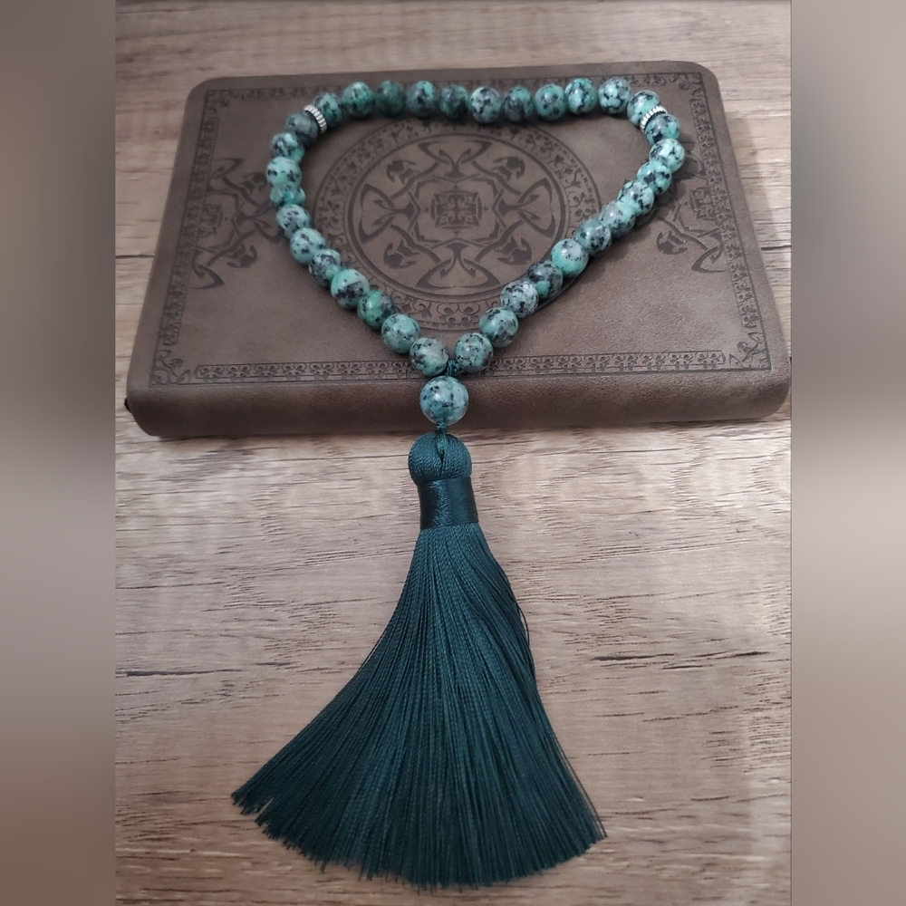 Islamic Tasbih African Turquoisewith Tassels